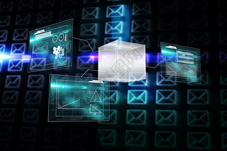 未来信函 数字邮件与抽象屏幕艺术的融合